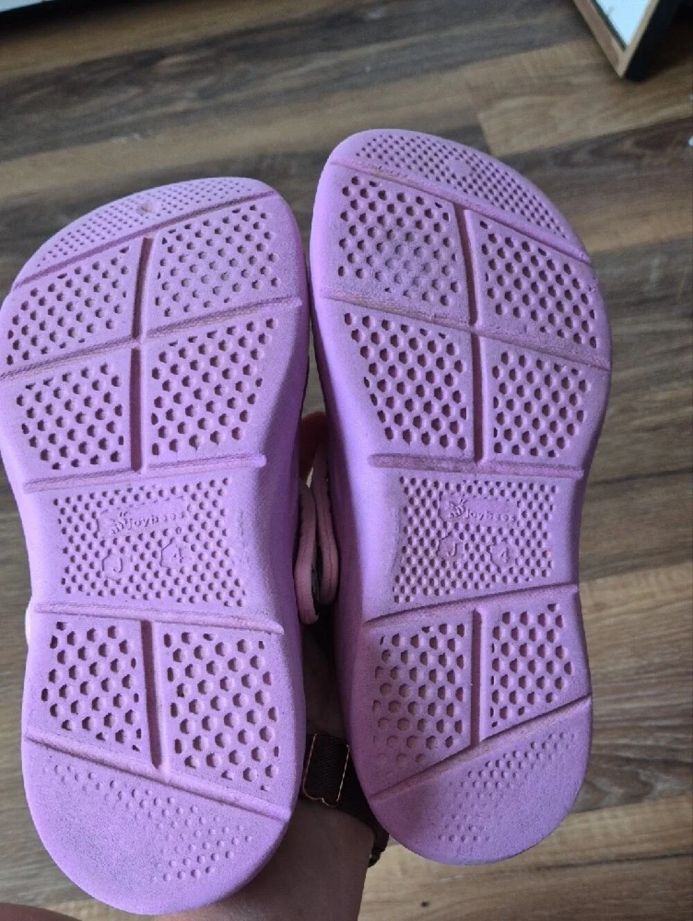 Joybees Kids Active Honeycomb Pillow Slip On Clogs Lavender Lilac Youth J4